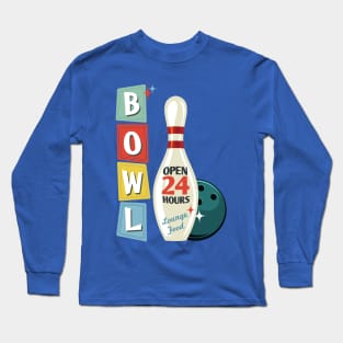 Retro Bowling Long Sleeve T-Shirt